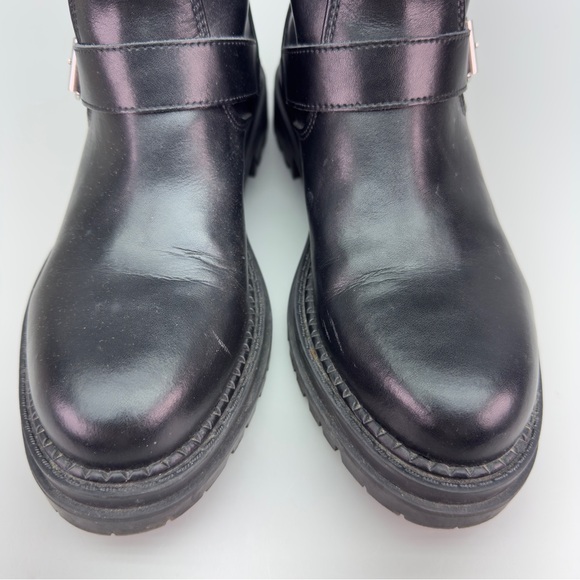 Steve Madden Black Leather
Brycin Buckle Ankle Moto Boots - Picture 5 of 10